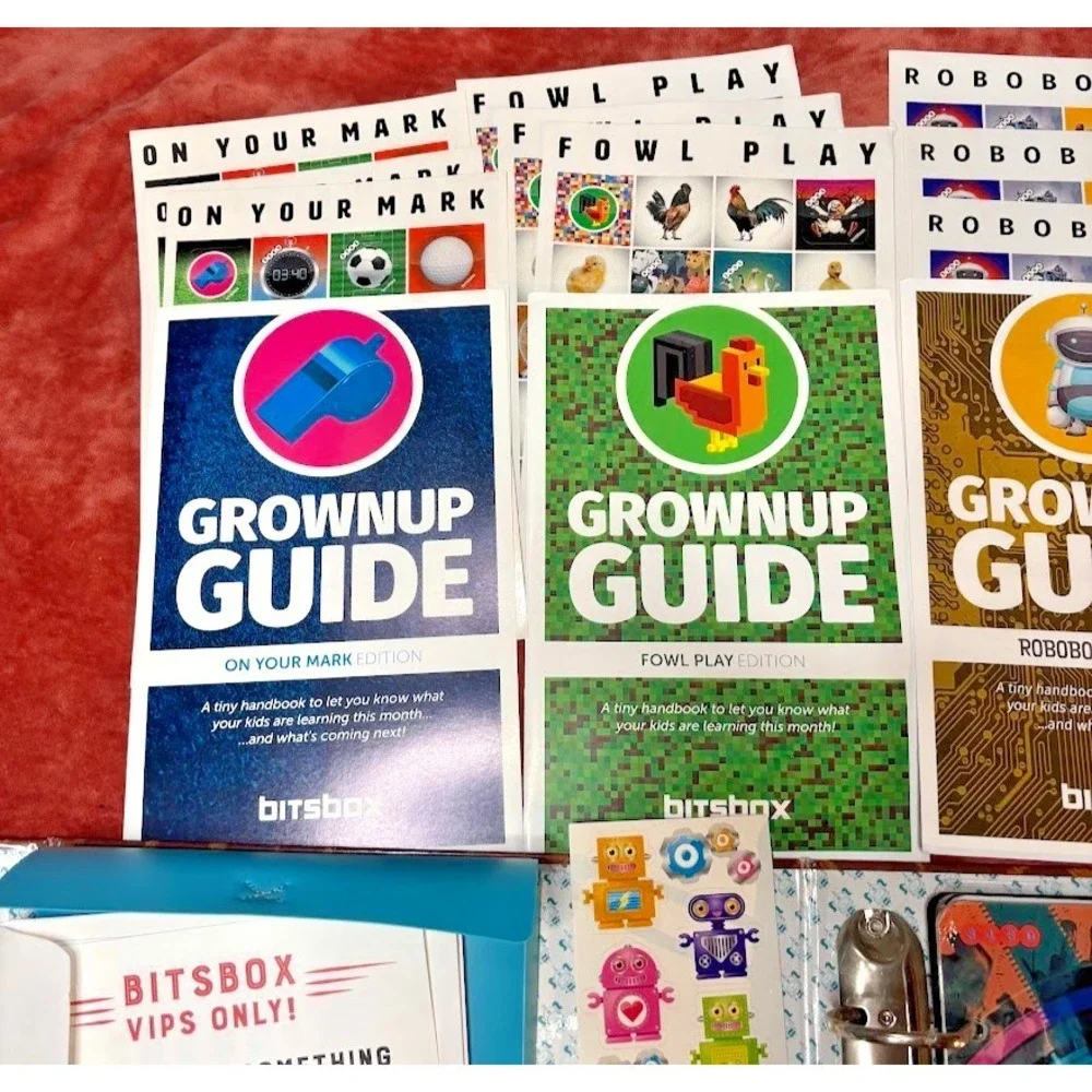 Bitsbox Kids Computer Coding Binder‎ ~4 Sets Homeschool Educational Programming